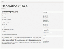 Tablet Screenshot of deo.geodeo.nl